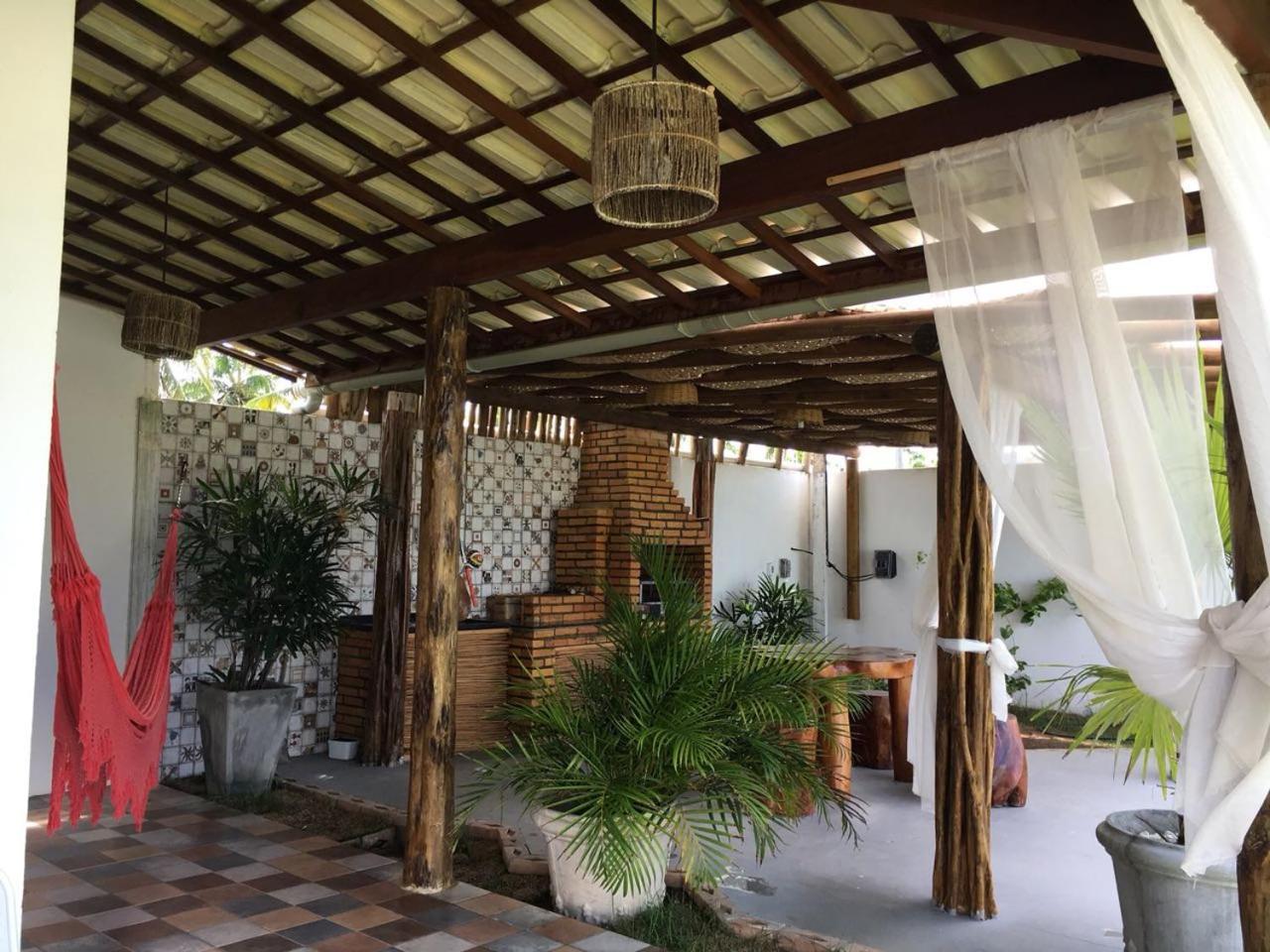Casa Xie Com Piscina, Churrasqueira E Jardim São Miguel dos Milagres Exterior foto